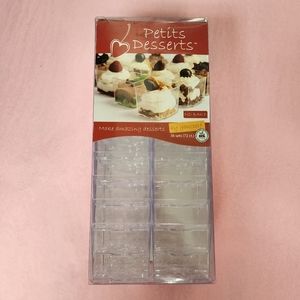 Mini Dessert Cups & Spoons NWT